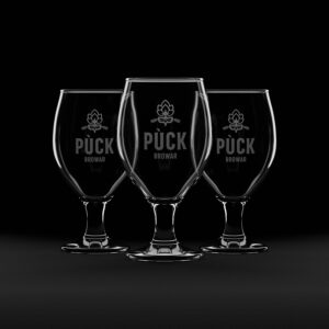 Kieliszki z grawerem dla Browaru Puck