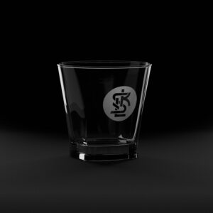 Szklanki do whisky z grawerem logo ŁKS