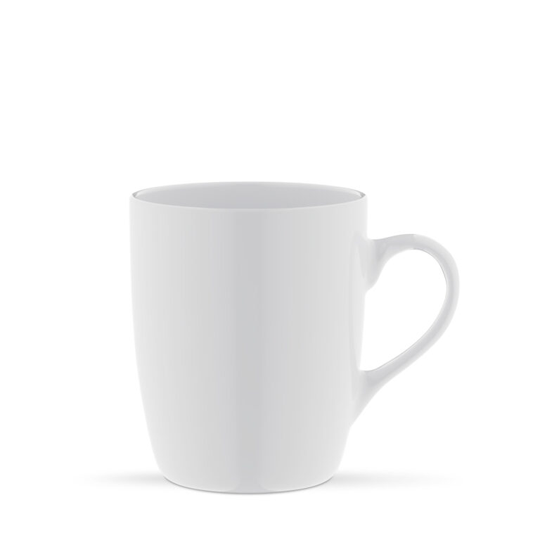 Kubek ceramiczny Kult 320 ml do nadruku. Biały