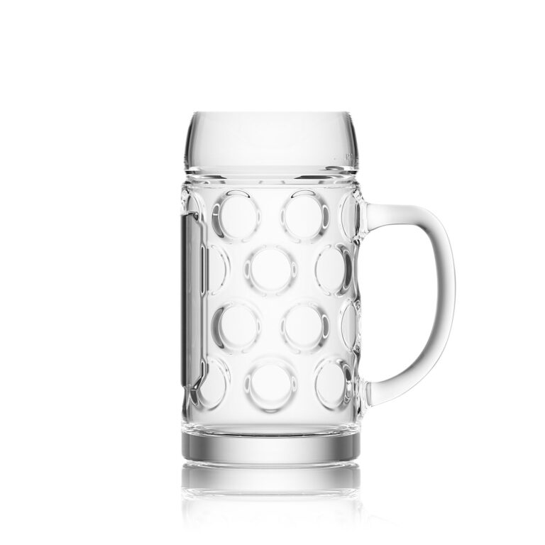 Kufel do piwa Isar 0,5 litra widok z prawej strony